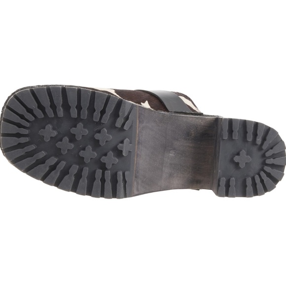 MIA Cow Print Clogs 🐄 Karlie Open Back Leather Women’s NEW IN BOX - Picture 6 of 10